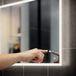 LED Illuminated Tall Dress Mirror With Demister And Touch Sensor Switch -Build4less Shop L 2020 6 19 8 13 28 582
