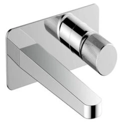 Wall Mounted Basin Mixer Tap With Back Plate - All Colours