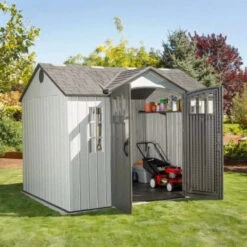 Lifetime Heavy Duty Plastic Garden Shed - All Sizes -Build4less Shop Lifetime 10x8ft Heavy Duty Plastic Shed Lifetime 1692795295743
