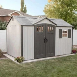 Lifetime Heavy Duty Plastic Garden Shed - All Sizes -Build4less Shop Lifetime 12.5x8ft Heavy Duty Plastic Garden Shed Lifetime 1692795314234