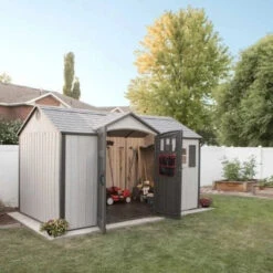 Lifetime Heavy Duty Plastic Garden Shed - All Sizes -Build4less Shop Lifetime 12.5x8ft Heavy Duty Plastic Garden Shed Lifetime 1692795318890