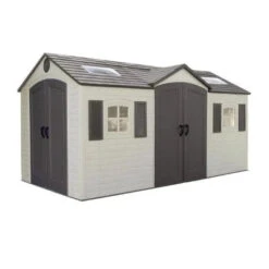 Lifetime Heavy Duty Plastic Garden Shed - Dual Entrance - All Sizes -Build4less Shop Lifetime 15x8ft Heavy Duty Plastic Garden Shed Dual Entrance Lifetime 1692795327504
