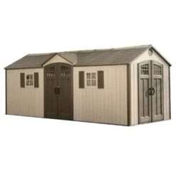 Lifetime Heavy Duty Plastic Garden Shed - Dual Entrance - All Sizes -Build4less Shop Lifetime 20x8ft Heavy Duty Plastic Shed Dual Entrance Lifetime 1692795364422
