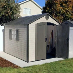 Lifetime 8ft X 10ft Special Edition Heavy Duty Plastic Garden Shed