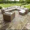 Livingstone - 7 Seater Sofa Set With Armchair & Footstool