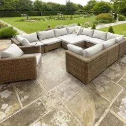 Livingstone - 9 Seater Sofa Set With Armchair & Footstool