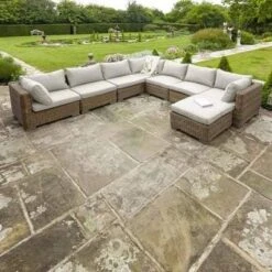Livingstone - 7 Seater Sofa Set With Footstool