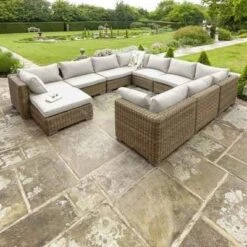 Livingstone - 9 Seater Sofa Set With Footstool