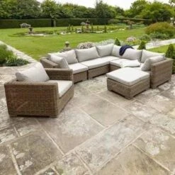 Livingstone - 5 Seater Sofa Set With Armchair & Footstool