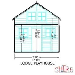 Lodge Playhouse - 8ft X 9ft -Build4less Shop LodgeplayhousemftinternalHEIGHTSA5999 700x 84ec65b2 ccf5 49d9 8038 180b73a75fab