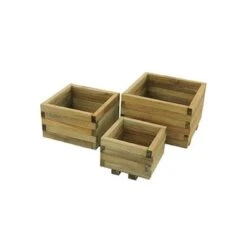 Forest Kendal Square Planter (Pack Of 3) -Build4less Shop MFD82 2 1