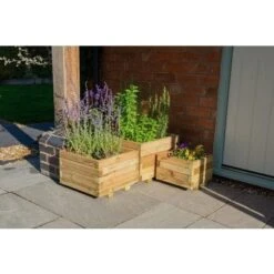 Forest Kendal Square Planter (Pack Of 3)