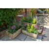Forest Durham Rectangular Planter (Pack Of 3)
