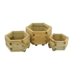 Forest York Hexagonal Planter (Pack Of 3) -Build4less Shop MFD84 2 1