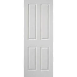 Canterbury Textured White Primed Internal Fire Door FD30 - All Sizes