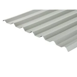Cladco 34/1000 Box Profile PVC Plastisol Coated 0.5mm Metal Roof Sheet (Goosewing Grey) - All Sizes