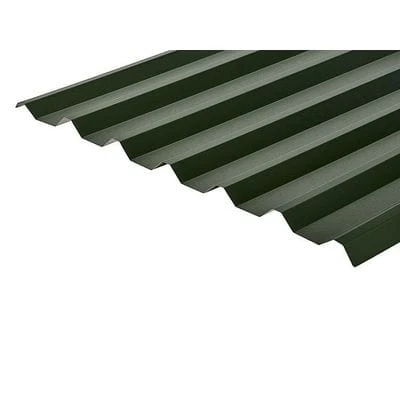 Cladco 34/1000 Box Profile PVC Plastisol Coated 0.5mm Metal Roof Sheet (Juniper Green) - All Sizes 1 Cladco 34/1000 Box Profile PVC Plastisol Coated 0.5mm Metal Roof Sheet (Juniper Green) - All Sizes