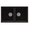 Best 450 Elleci 2 Bowl Granite Kitchen Sink - All Colours