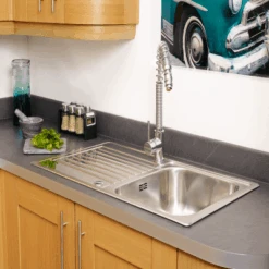 Minister Reversible Stainless Steel Inset Kitchen Sink -Build4less Shop MinisterReversibleStainlessSteelInsetKitchenSink1