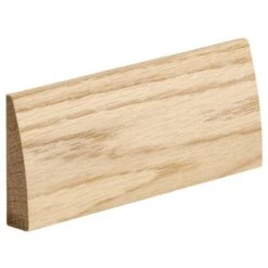 Oak Modern Profile Skirting Set Pre-Finished - 3000 X 120 X 18mm (Pack Of 5)