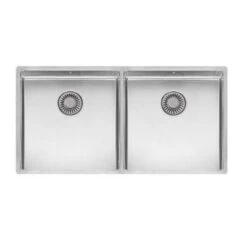 New York Integrated Stainless Steel Kitchen Sink - All Sizes -Build4less Shop NEWYORK40X40 40X40 bbf89284 7e0d 4a05 9665 3195c7a9911b