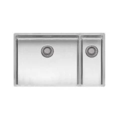 New York Integrated Stainless Steel Kitchen Sink - All Sizes -Build4less Shop NEWYORK50X40 18X40 a89dac80 f23f 44ae 8f4a 43a429c163fe
