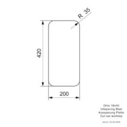 Ohio Integrated Stainless Steel Kitchen Sink - All Sizes -Build4less Shop OHIO18x40L3
