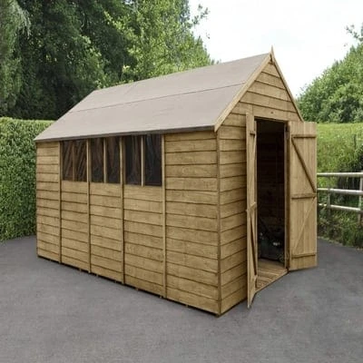 4LIFE Overlap Pressure Treated Apex Shed Double Door - All Sizes 16 4LIFE Overlap Pressure Treated Apex Shed Double Door - All Sizes - Image 16