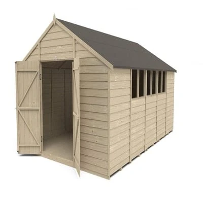4LIFE Overlap Pressure Treated Apex Shed Double Door - All Sizes 17 4LIFE Overlap Pressure Treated Apex Shed Double Door - All Sizes - Image 17