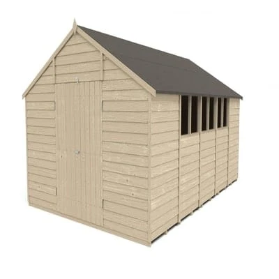 4LIFE Overlap Pressure Treated Apex Shed Double Door - All Sizes 18 4LIFE Overlap Pressure Treated Apex Shed Double Door - All Sizes - Image 18