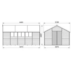 4LIFE Overlap Pressure Treated Apex Shed Double Door - All Sizes 39 4LIFE Overlap Pressure Treated Apex Shed Double Door - All Sizes -Build4less Shop OPA1015DDM 20 1024x1024 1