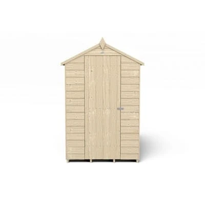 4LIFE Overlap Pressure Treated 6ft X 4ft Apex Shed 4 4LIFE Overlap Pressure Treated 6ft X 4ft Apex Shed - Image 4