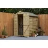 4LIFE Overlap Pressure Treated 6ft X 4ft Apex Shed - No Window