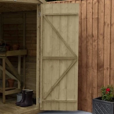 4LIFE Overlap Pressure Treated 8ft X 6ft Apex Shed 6 4LIFE Overlap Pressure Treated 8ft X 6ft Apex Shed - Image 6