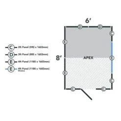 4LIFE Overlap Pressure Treated 8ft X 6ft Apex Shed 22 4LIFE Overlap Pressure Treated 8ft X 6ft Apex Shed -Build4less Shop OPA68M 21 1024x1024 1