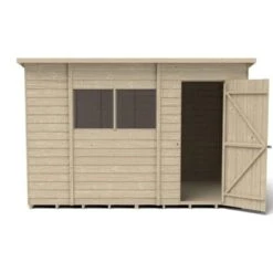 4LIFE Overlap Pressure Treated Pent Shed - All Sizes -Build4less Shop OPP106M 07 1024x724 1