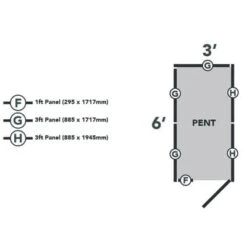 4LIFE Overlap Pressure Treated 6ft X 3ft Pent Shed - No Window 32 4LIFE Overlap Pressure Treated 6ft X 3ft Pent Shed - No Window -Build4less Shop OPP63M 18 v2