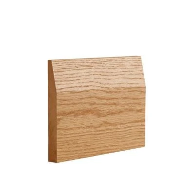 Oak Prefinished Half Splayed Skirting - 145mm X 16mm X 3.6m (Pack Of 4) 1 Oak Prefinished Half Splayed Skirting - 145mm X 16mm X 3.6m (Pack Of 4)