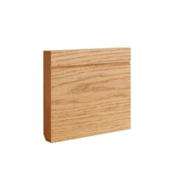 Oak Prefinished Shaker Skirting - 145mm X 16mm X 3.6m (Pack Of 4)