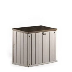 Forest Large Garden Storage Unit - 842 Litre Taupe -Build4less Shop P087 3 1