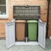 Forest Extra Large Garden Storage Unit / Bin Store - 1200 Litre Grey