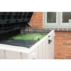 Forest Extra Large Garden Storage Unit / Bin Store - 1200 Litre Grey -Build4less Shop P101 14 1 1024x683 1