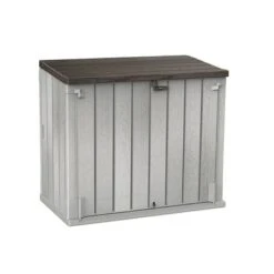 Forest Extra Large Garden Storage Unit / Bin Store - 1200 Litre Grey -Build4less Shop P101 3 1