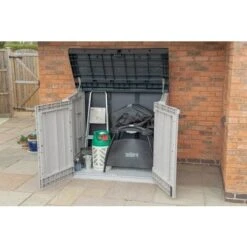 Forest Extra Large Garden Storage Unit / Bin Store - 1200 Litre Grey -Build4less Shop P101 9 1 1024x684 1