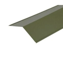 Cladco Metal PVC Plastisol Coated Ridge Flashing 200mm X 200mm X 3m - All Colours -Build4less Shop PlastiolCoatedRidgeOliveGreen
