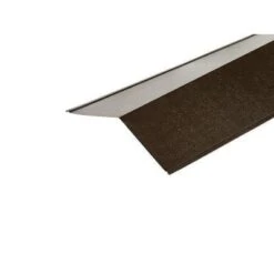Cladco Metal PVC Plastisol Coated Ridge Flashing 200mm X 200mm X 3m - All Colours -Build4less Shop PlastiolCoatedRidgeVandykeBrown