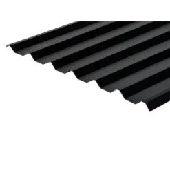 Cladco 34/1000 Box Profile Polyester Paint Coated 0.5mm Metal Roof Sheet (Black) - All Sizes