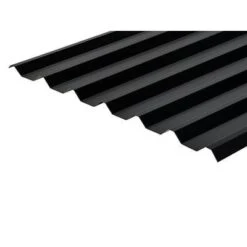 Cladco 34/1000 Box Profile Polyester Paint Coated 0.7mm Metal Roof Sheet (Black) - All Sizes
