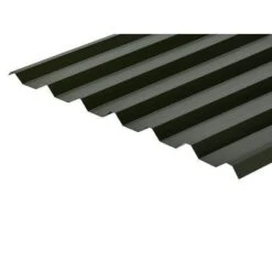 Cladco 34/1000 Box Profile Polyester Paint Coated 0.7mm Metal Roof Sheet (Juniper Green) - All Sizes