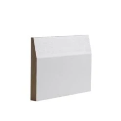 White Primed Half Splayed Skirting - 145mm X 16mm X 3.6m (Pack Of 4)